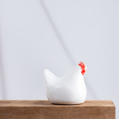 Ptaszek KURA NIOSKA Biała